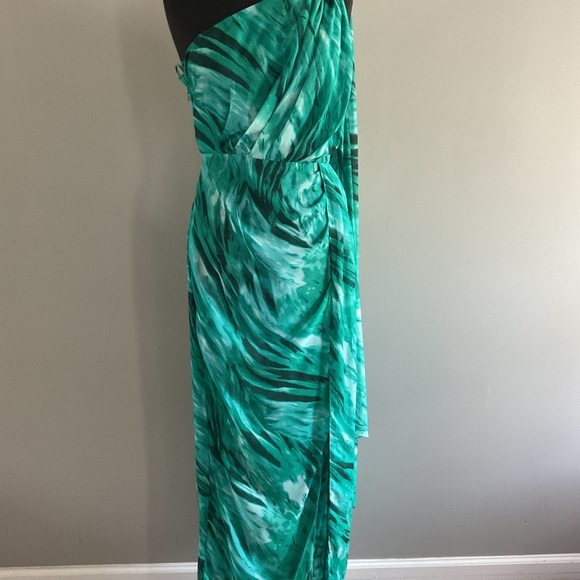 Fashion Nova Green Combo Maxi Dress - Picture 2 of 7